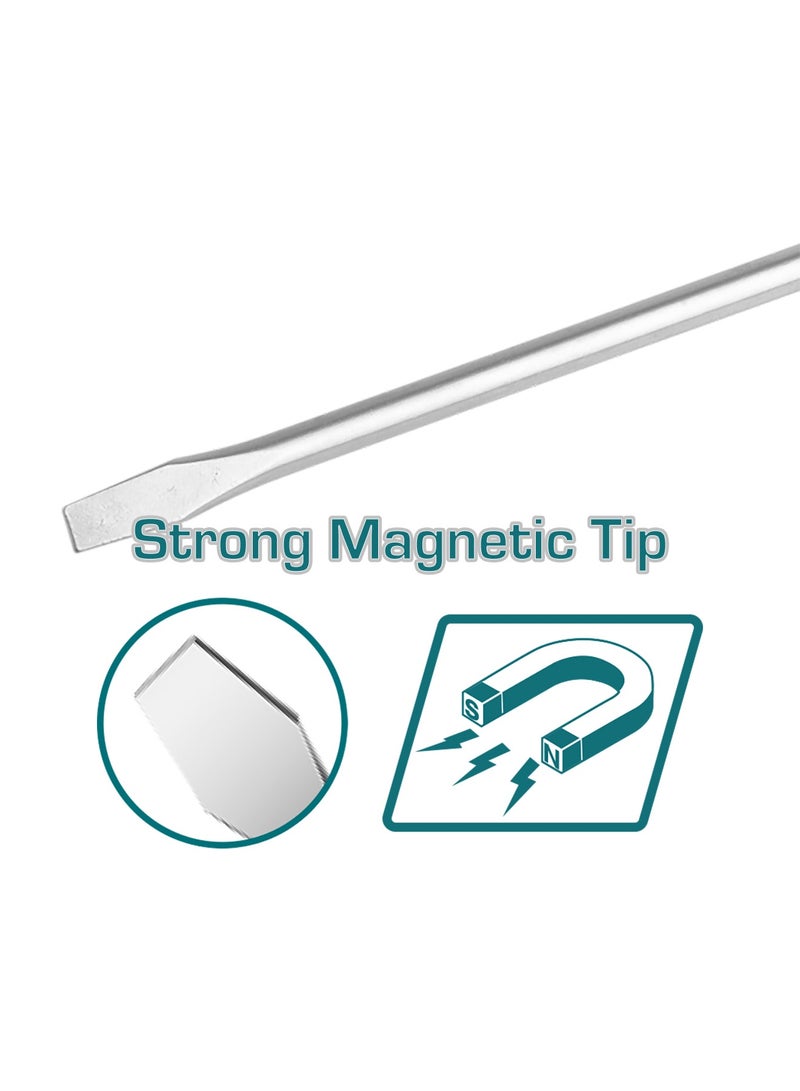 TOTAL Slotted Screwdriver with Magnetic Tip SL6.5x150mm - Image 4